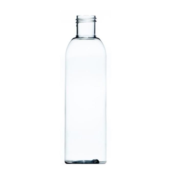 200ml Clear PET Tall Boston Round, 24/415 Neck